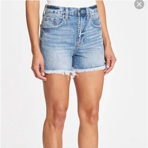 Pistola | Maeve Super High Rise Cut Off Denim Shorts